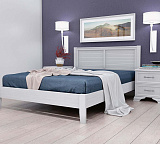 Кровать двуспальная Грация 3 Белый античный 160