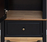 Шкаф для прихожей Пенни Блэк с зеркалом