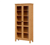 Шкаф витрина HEMNES Кымор с дверями ст/ст