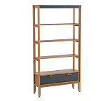 Стеллаж Бридж сквозной широкий с 1 ящиком