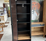 Шкаф для прихожей Пенни Блэк с зеркалом