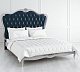 Кровать двуспальная Atelier A526/A528 с мягким изголовьем