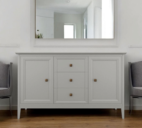 Фото Комод широкий Tesoro 3 ящика и 2 двери