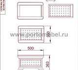 Сундук сувенирный Софи СКМ-004-39