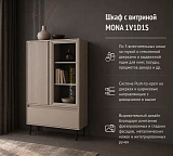 Шкаф с витриной MONA 1V1D1S