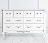 Комод 8 ящиков Silvery Rome узкий