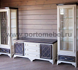 Шкаф с витриной Софи СКМ-004-56(-01)