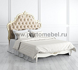 Кровать двуспальная Romantic Gold R538/R536/R534 с мягким изголовьем