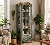 Витрина стеклянная Marlette WOOD Прованс