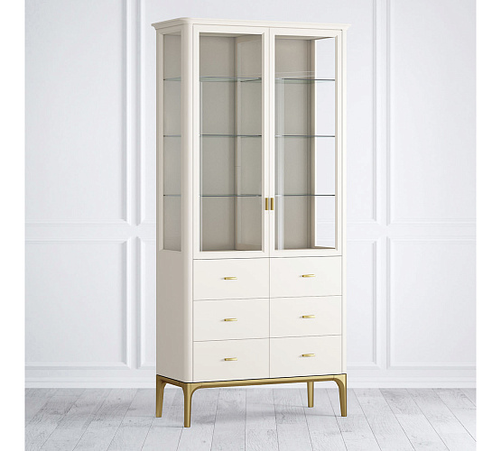 Фото Витрина стеклянная большая Primo gold Pr094DP