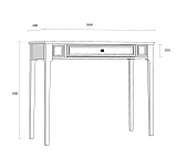 Стол консольный Квадро-С 01
