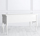 Кабинетный стол широкий пристенный Silvery Rome S111L.1S