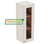 Шкаф настенный 1 дверь 300х900 стекло Profi&Hobby
