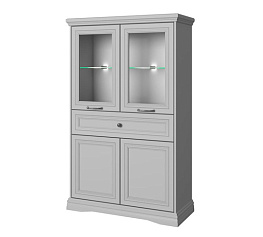 Фото Шкаф с витриной VALENCIA 2V2D1S