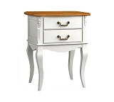Тумба узкая Marlette WOOD Прованс 2 ящика