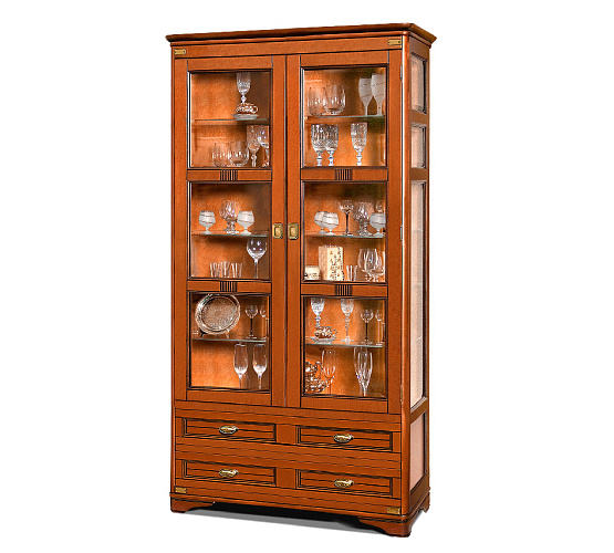 Фото Шкаф с витриной Марина СКМ-001-42