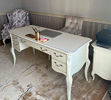 Кабинетный стол широкий Silvery Rome