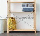 Стеллаж Хей 120х78х30 полки из щита