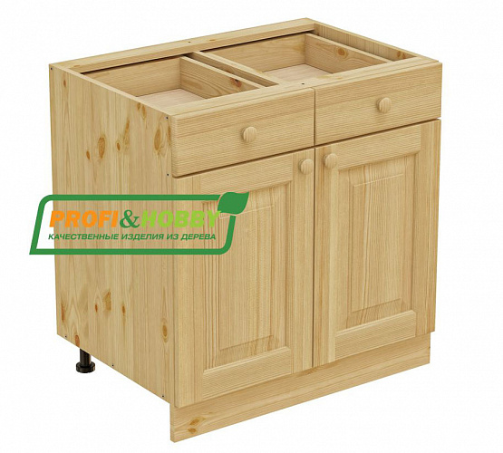 Фото Тумба 2 двери 2 ящика 800 Profi&Hobby