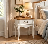 Тумба узкая Marlette WOOD Прованс 1 ящик
