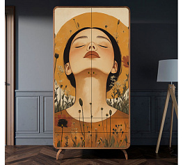 Фото Шкаф двухдверный Ellipse с ящиками Art09