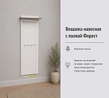Вешалка навесная с полкой Форест