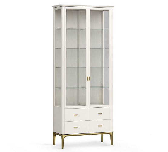 Фото Витрина стеклянная большая Alte Primo gold Pr100CP