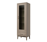 Шкаф с витриной Гориция однодверный