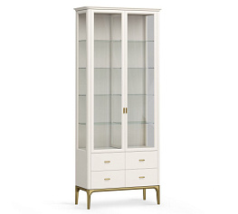 Фото Витрина стеклянная большая Alte Primo gold Pr100CP