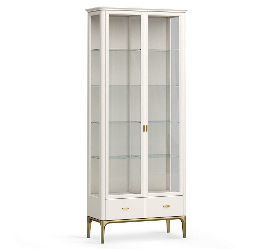 Фото Витрина стеклянная большая Alte Primo gold Pr100BP