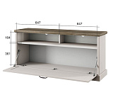 Тумба TOSCANA NEW RTV 1D2N