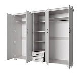 Шкаф пятидерный 5DG2S Z TIFFANY (вудлайн кремовый)