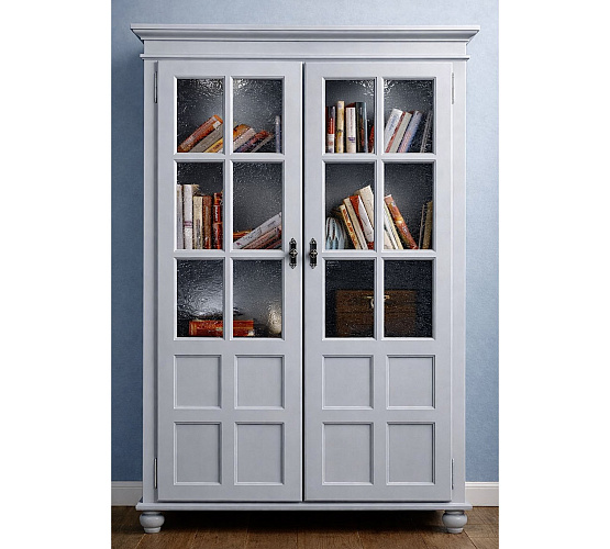 Фото Сервант Бьерт 1-69 серый жемчуг с патиной