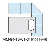Диван-кровать угловой 2Р-2/2-2Р Милан (2)