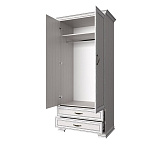 Шкаф двухдверный 2DG2S TIFFANY (вудлайн кремовый)