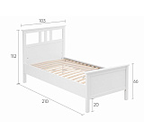 Кровать односпальная HEMNES Кымор