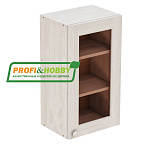 Шкаф настенный 1 дверь 400х720 стекло Profi&Hobby
