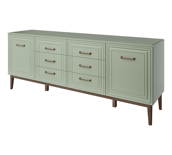 Фото Комод Гориция НСМ 6 ящиков 2 двери