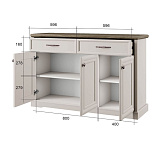 Тумба TOSCANA NEW 3D2S