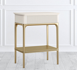 Фото Консоль с полкой Primo gold