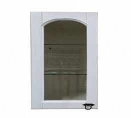 Фото Шкаф настенный со стекл. дверкой Викинг GL 600 №30 браширование
