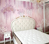 Кровать двуспальная Romantic R516D/R518D с мягким изголовьем