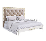 Кровать двуспальная Romantic R218 с мягким изголовьем