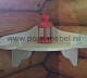 Полка угловая Снежный Прованс