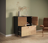 Комод с двумя дверками и ящиком Сплит SP03