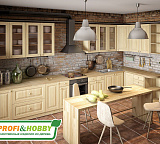 Пенал 3 двери без полок 2220 Profi&Hobby