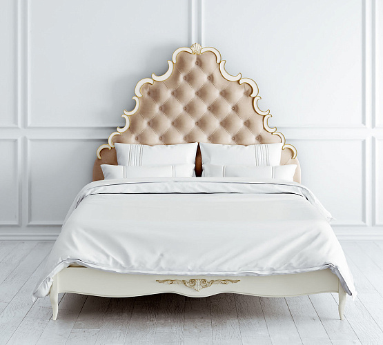 Фото Кровать двуспальная Atelier Gold с мягким изголовьем