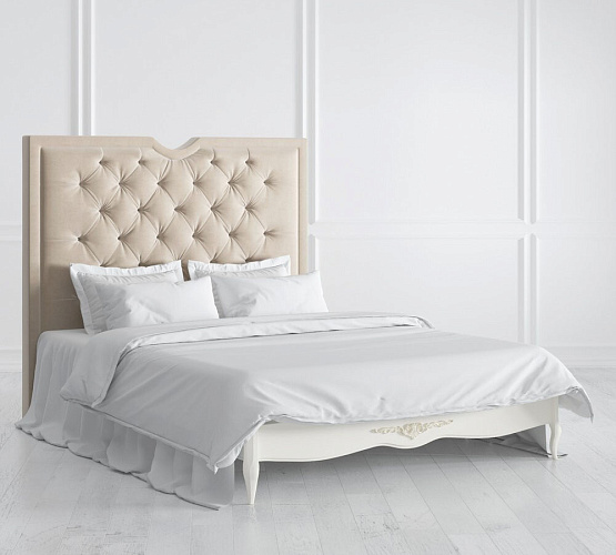Фото Кровать двуспальная Romantic Gold R686/R688 с мягким изголовьем