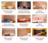 Кровать мягкая с ящиком Дания  1/1 односпальная