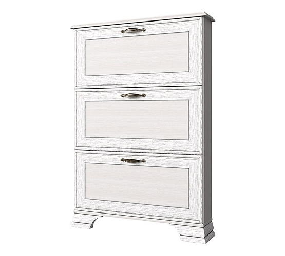 Фото Тумба для обуви 3D TIFFANY (вудлайн кремовый)